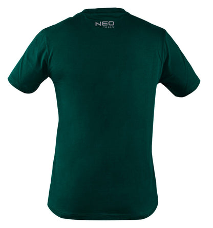 NEO TOOLS Munkavédelmi póló, zöld, 100% pamut, 180g/m2, M 81-647-M