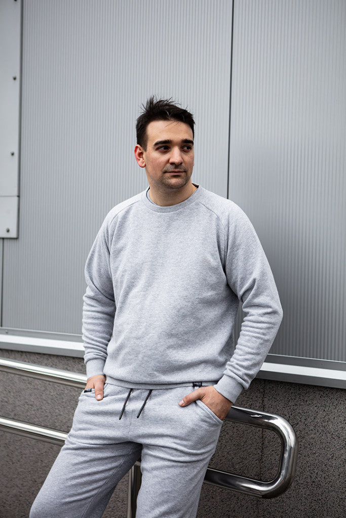 NEO TOOLS Melegítő felső COMFORT, szürke, 79% pamut, XXL 81-650-XXL