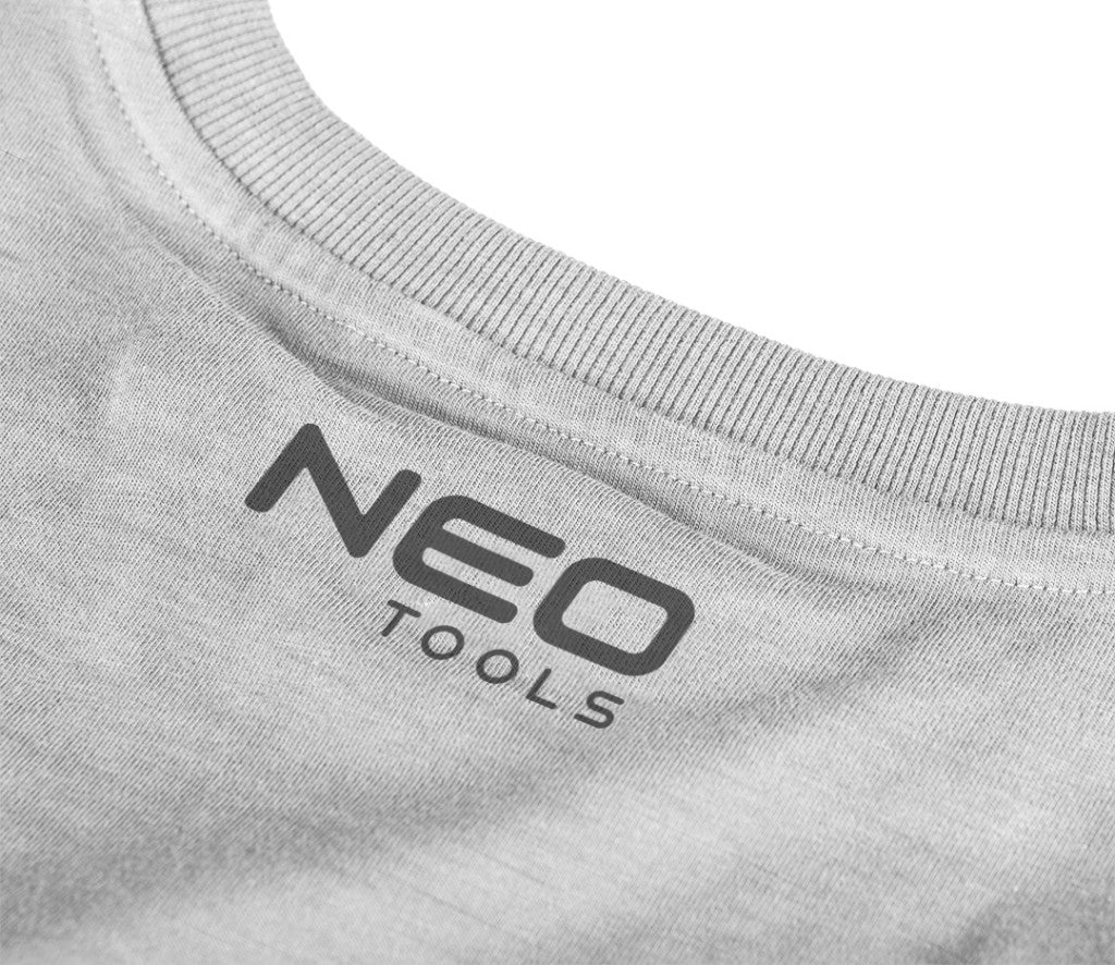 NEO TOOLS Munkavédelmi póló COMFORT, szürke, 90% pamut, S 81-656-S