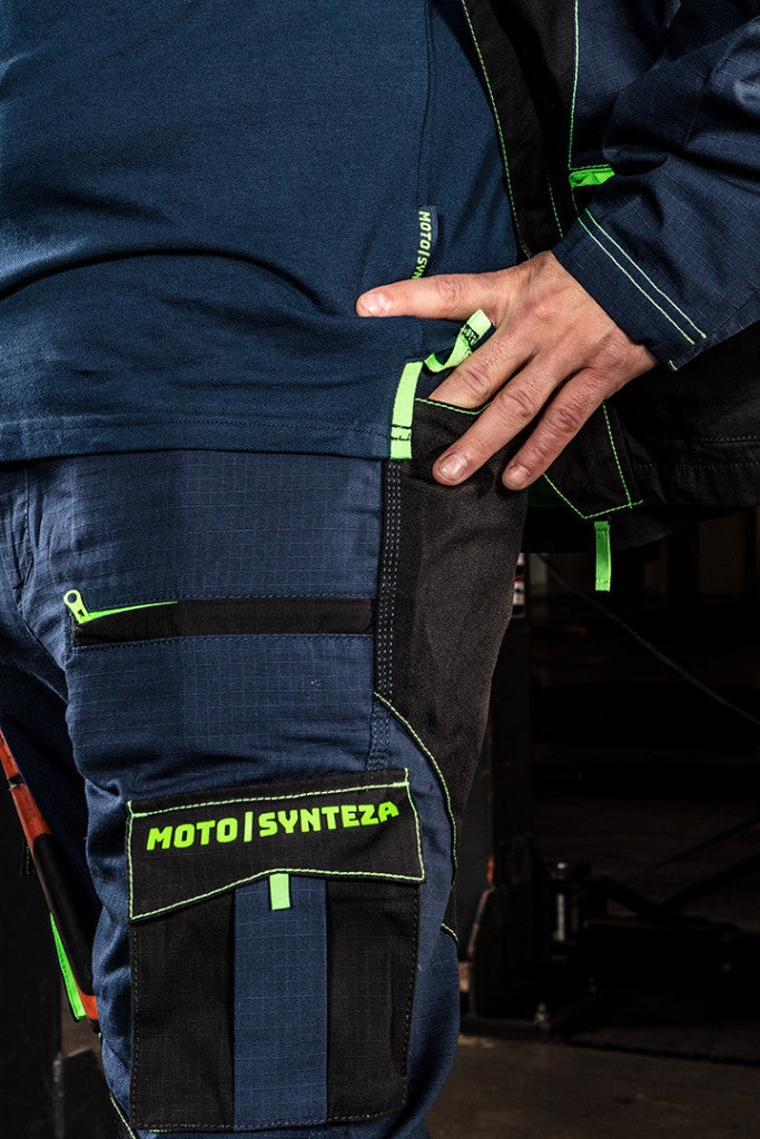 NEO TOOLS Munkavédelmi póló, galléros, Motosynteza, pique, 100% pamut, 195g/m2, XXL 81-658-XXL