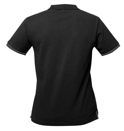 NEO TOOLS Munkavédelmi póló, galléros, DENIM, fekete, pique, 100% pamut, 196g/m2, XXXL 81-659-XXXL