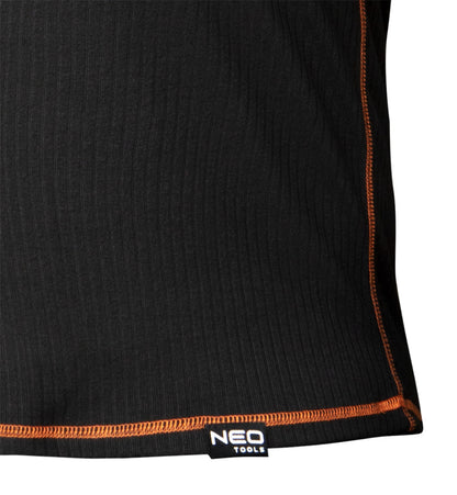 NEO TOOLS Thermo aláöltözet felső, hosszú ujjú, fekete, BASIC, L/XL 81-661-L/XL