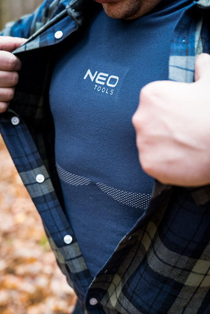 NEO TOOLS Thermo aláöltözet felső, hosszú ujjú COOLMAX, XXL/XXXL 81-662-XXL/XXXL