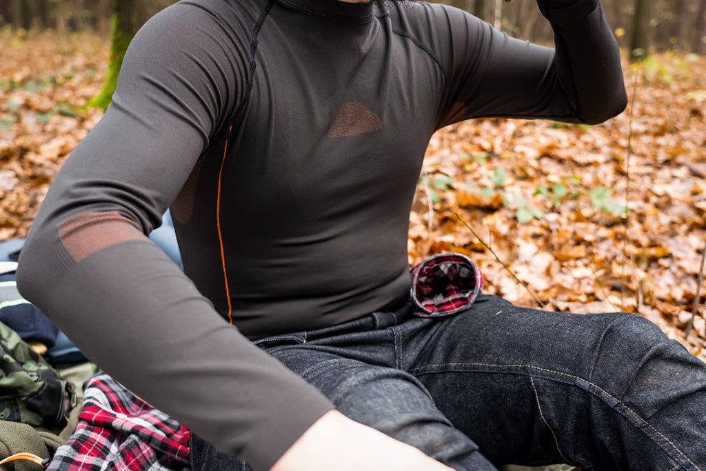 NEO TOOLS Thermo aláöltözet felső, hosszú ujjú CARBON, L/XL 81-663-L/XL