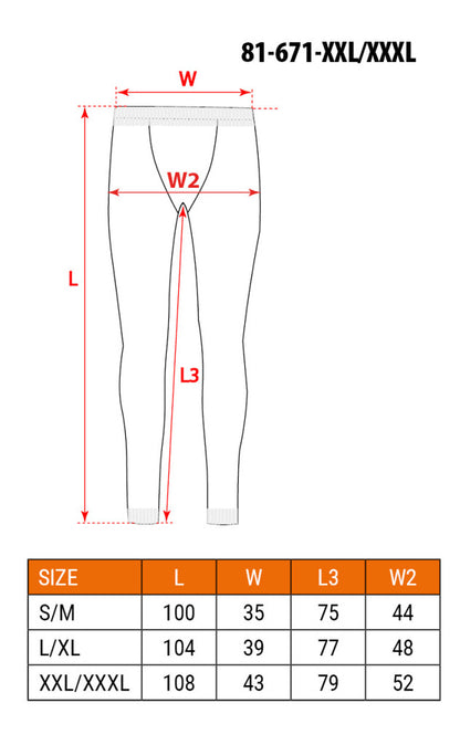 NEO TOOLS Thermo aláöltözet nadrág, BASIC, XXL/XXXL 81-671-XXL/XXXL