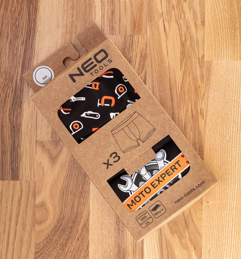 NEO TOOLS Boxeralsó, Basic, 3 darabos, M  81-679-M