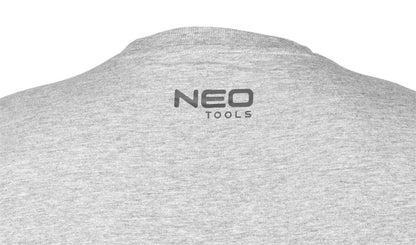 NEO TOOLS Munkavédelmi póló, hosszú ujjú, szürke, 90% pamut, L 81-690-L