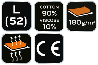NEO TOOLS Munkavédelmi póló, hosszú ujjú, szürke, 90% pamut, L 81-690-L
