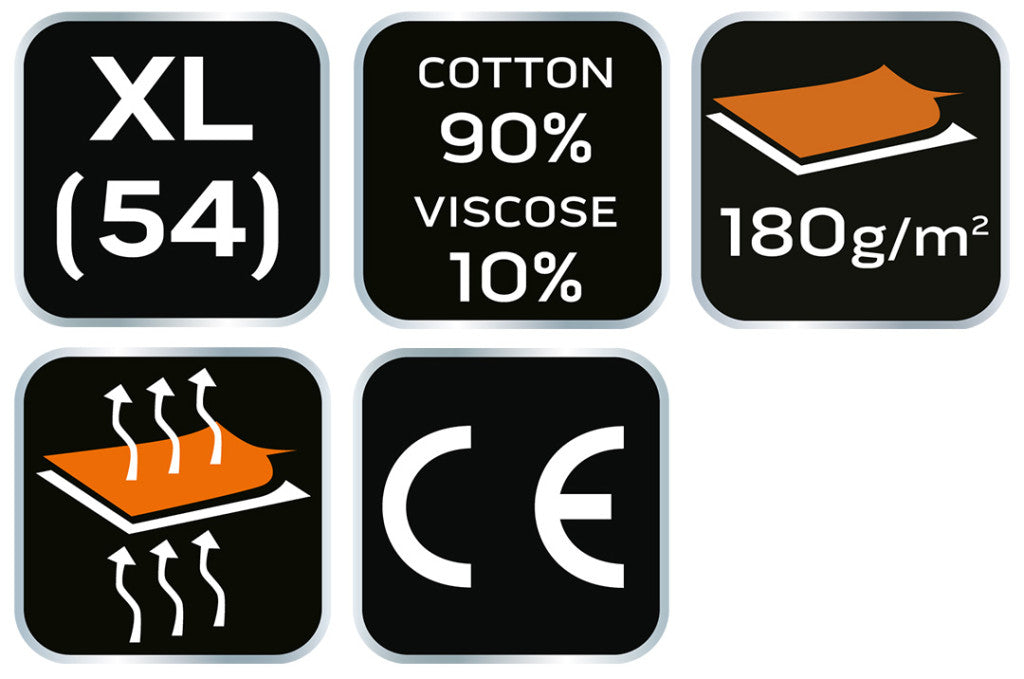 NEO TOOLS Munkavédelmi póló, hosszú ujjú, szürke, 90% pamut, XL 81-690-XL