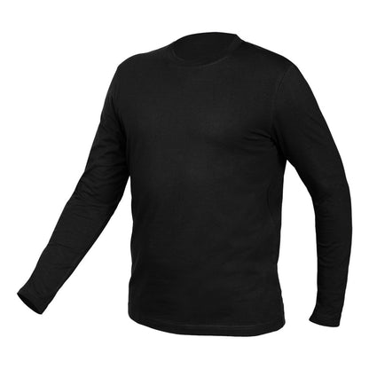 NEO TOOLS Munkavédelmi póló, hosszú ujjú, fekete, 100% pamut, XL 81-691-XL