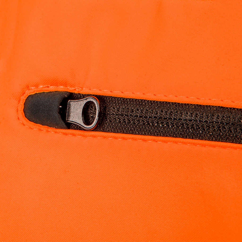 NEO TOOLS Láthatósági Softshell Munkavédelmi kabát, kapucnival, narancssárga, L 81-701-L