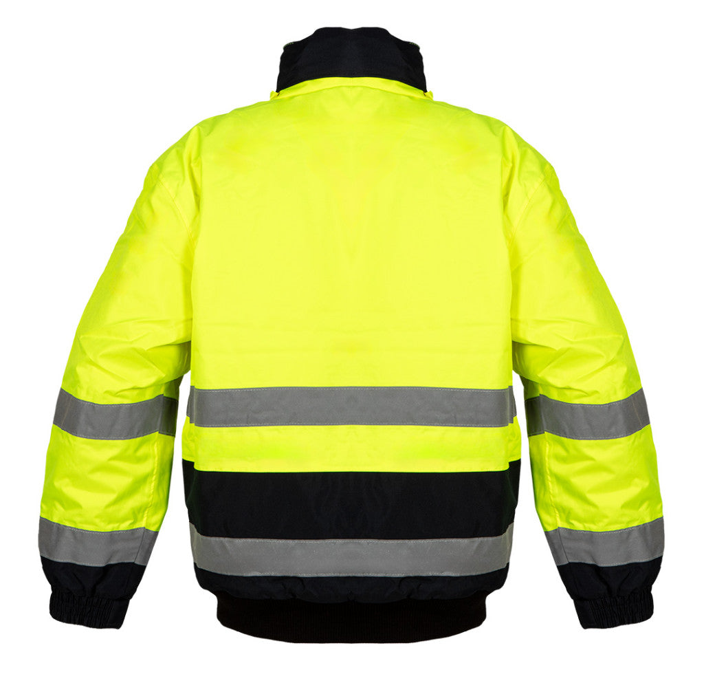 NEO TOOLS Láthatósági Munkavédelmi kabát, extrán szigetelt, sárga, S 81-710-S