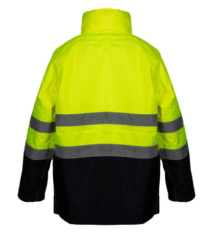 NEO TOOLS Láthatósági Munkavédelmi kabát, vízálló, sárga, S 81-720-S