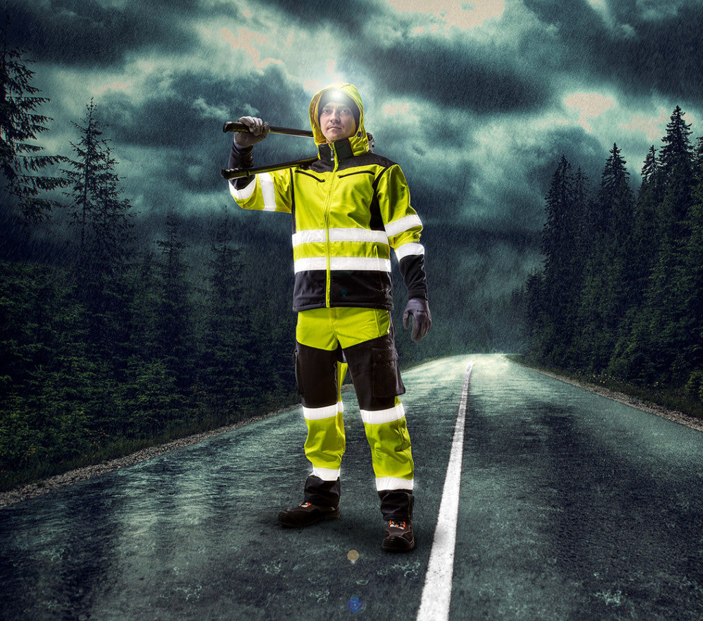 NEO TOOLS Láthatósági Munkavédelmi kabát, vízálló, sárga, XXL 81-720-XXL