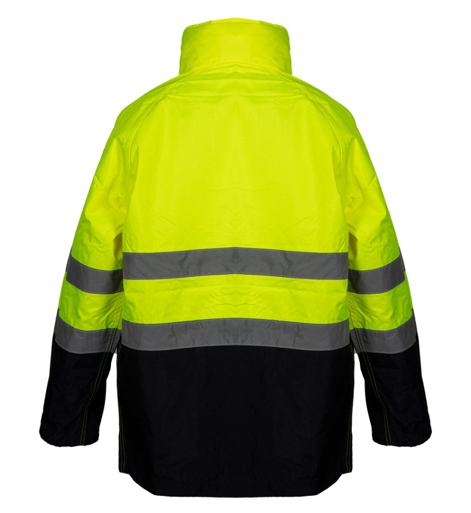 NEO TOOLS Láthatósági Munkavédelmi kabát, vízálló, sárga, XXL 81-720-XXL