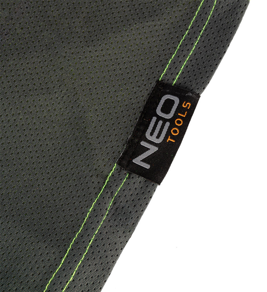 NEO TOOLS Láthatósági Munkavédelmi póló, sárga, sötét alsó résszel, L 81-730-L