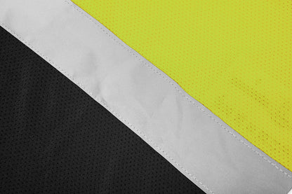 NEO TOOLS Láthatósági Munkavédelmi póló, sárga, sötét alsó résszel, M 81-730-M
