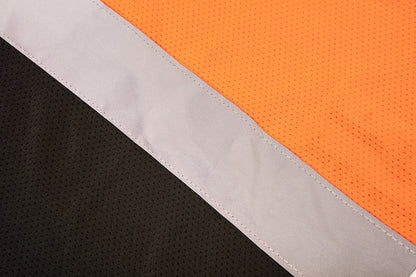 NEO TOOLS Láthatósági Munkavédelmi póló, narancssárga, sötét alsó résszel, L 81-731-L