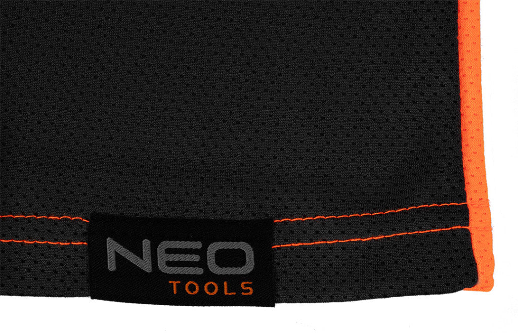 NEO TOOLS Láthatósági Munkavédelmi póló, narancssárga, sötét alsó résszel, XL 81-731-XL