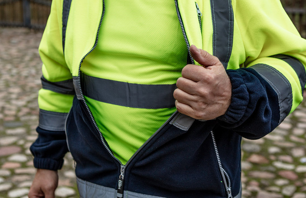 NEO TOOLS Láthatósági Munkavédelmi póló, sárga, L 81-732-L
