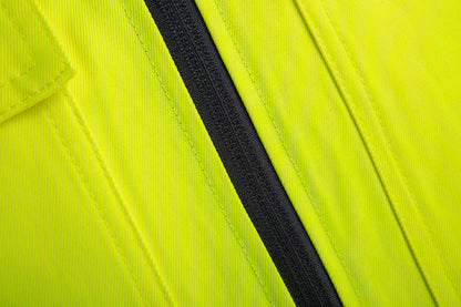 NEO TOOLS Láthatósági Munkavédelmi kabát, VISIBILITY, citromsárga, 60% pamut, 40% polyester, 260 gsm, L 81-742-XL