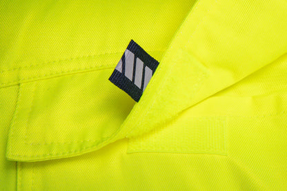 NEO TOOLS Láthatósági Munkavédelmi kabát, VISIBILITY, citromsárga, 60% pamut, 40% polyester, 260 gsm, XXL 81-742-XXL