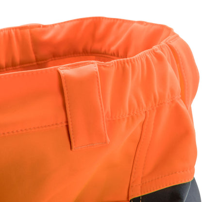 NEO TOOLS Láthatósági munkanadrág, softshell, narancssárga, XXL 81-751-XXL
