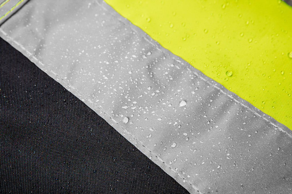 NEO TOOLS Láthatósági Softshell Munkásnadrág, citromsárga, L 81-760-L