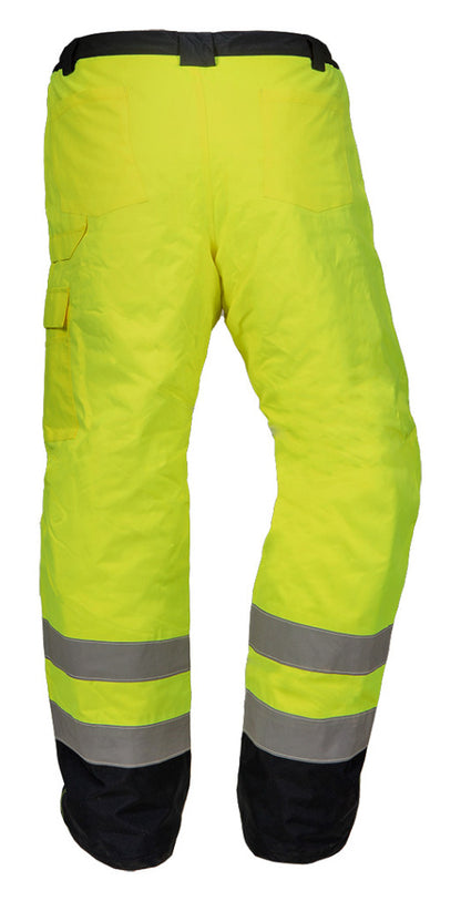 NEO TOOLS Láthatósági Softshell Munkásnadrág, citromsárga, S 81-760-S