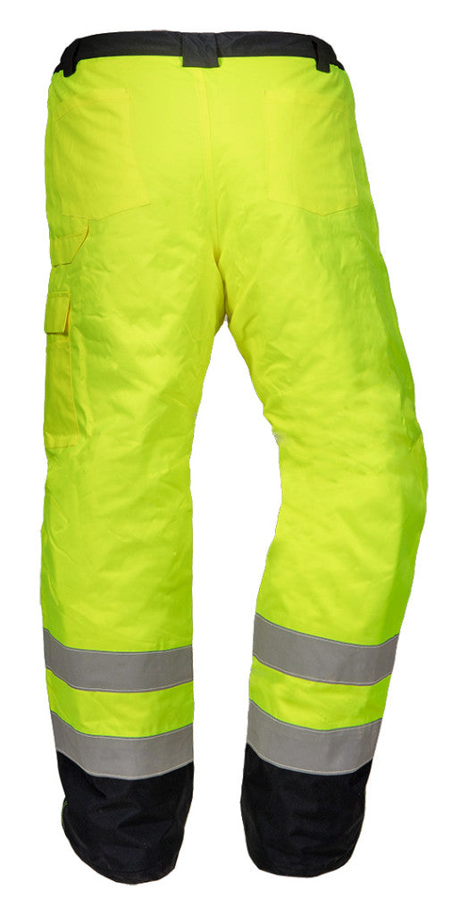 NEO TOOLS Láthatósági Softshell Munkásnadrág, citromsárga, XXXL 81-760-XXXL