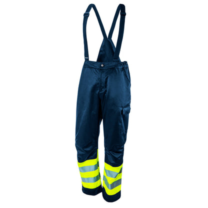 NEO TOOLS KANTÁROS MUNKANADRÁG, LÉLEGZŐ, 240GSM, POLYESTER+PAMUT, TENGERÉSZKÉK, FÉNYVISSZAVERŐ CSÍKOKKAL, M 81-779-M