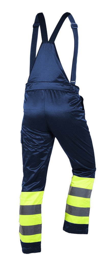NEO TOOLS KANTÁROS MUNKANADRÁG, LÉLEGZŐ, 240GSM, POLYESTER+PAMUT, TENGERÉSZKÉK, FÉNYVISSZAVERŐ CSÍKOKKAL, M 81-779-M