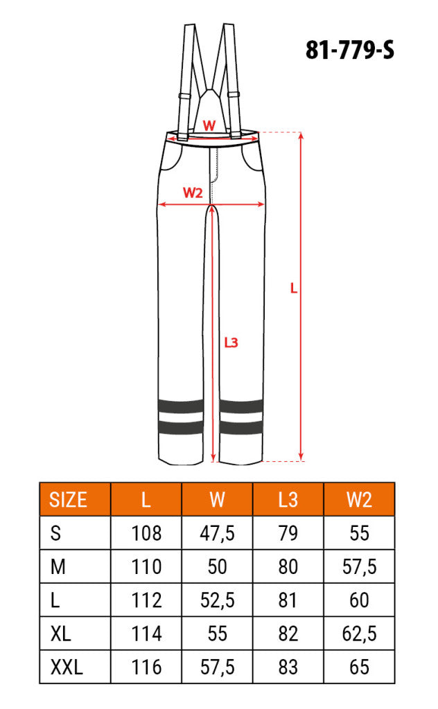 NEO TOOLS KANTÁROS MUNKANADRÁG, LÉLEGZŐ, 240GSM, POLYESTER+PAMUT, TENGERÉSZKÉK, FÉNYVISSZAVERŐ CSÍKOKKAL, S 81-779-S