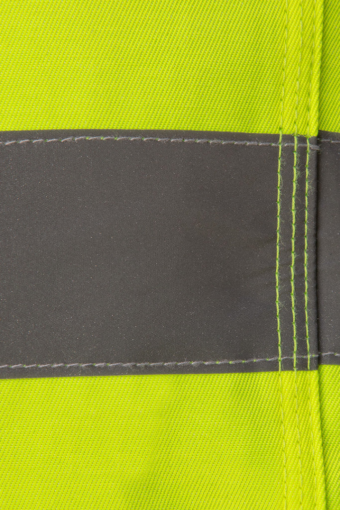 NEO TOOLS Láthatósági Munkásnadrág, VISIBILITY, 60% pamut, 40% polyester, 260 gsm, citromsárga, XL 81-792-XL