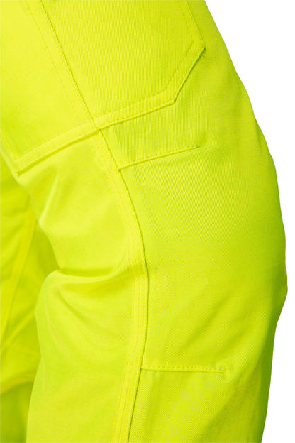 NEO TOOLS Láthatósági Munkásnadrág, VISIBILITY, 60% pamut, 40% polyester, 260 gsm, citromsárga, XXL 81-792-XXL
