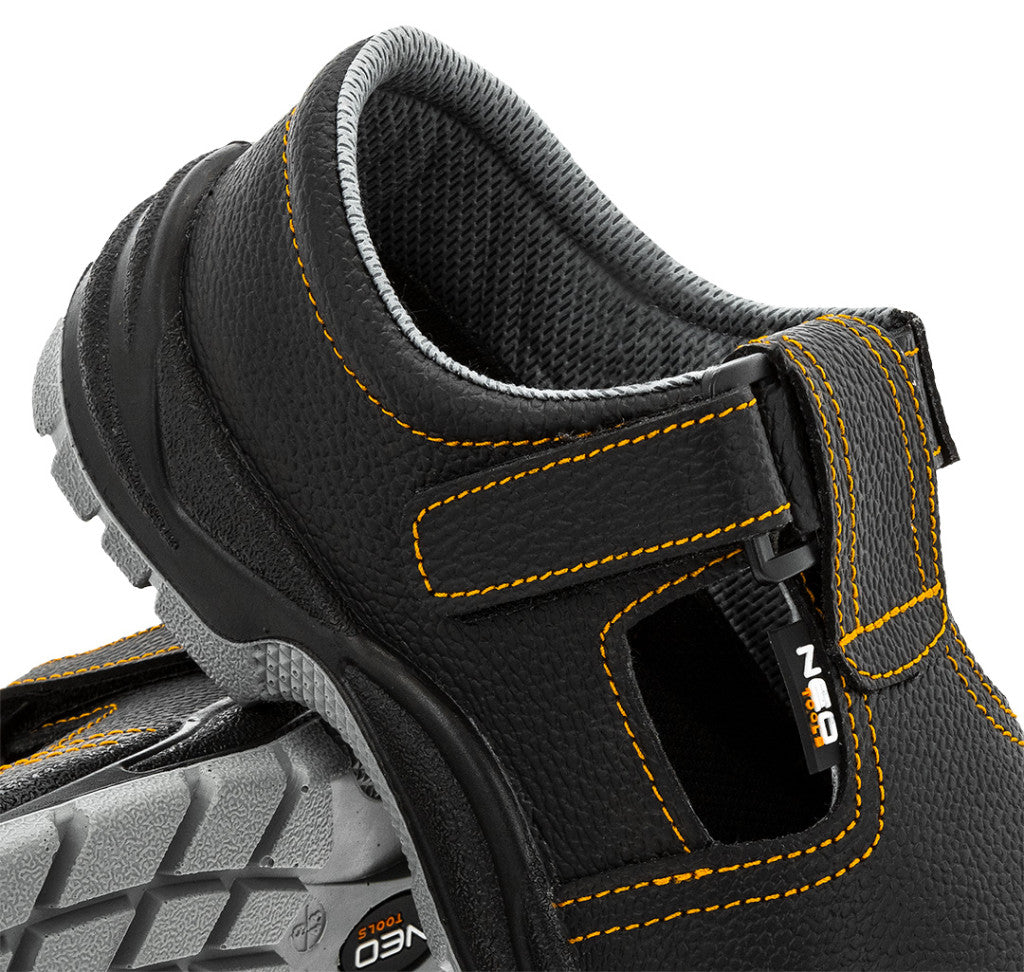 NEO TOOLS Munkavédelmi szandál, bőr, S1 SRC, 40 82-070-40