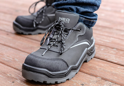 NEO TOOLS Munkacipő S3 SRC, Nubuk bőr, 45, CE 82-150-45