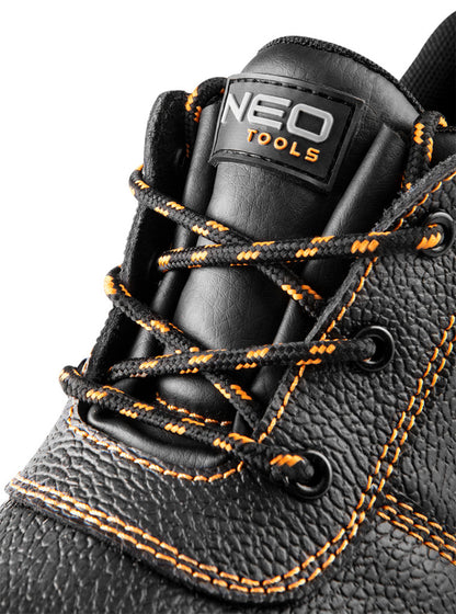 NEO TOOLS Munkavédelmi cipő, bőr, S1 SRC, acél orrmerevítés, 43 82-160-43