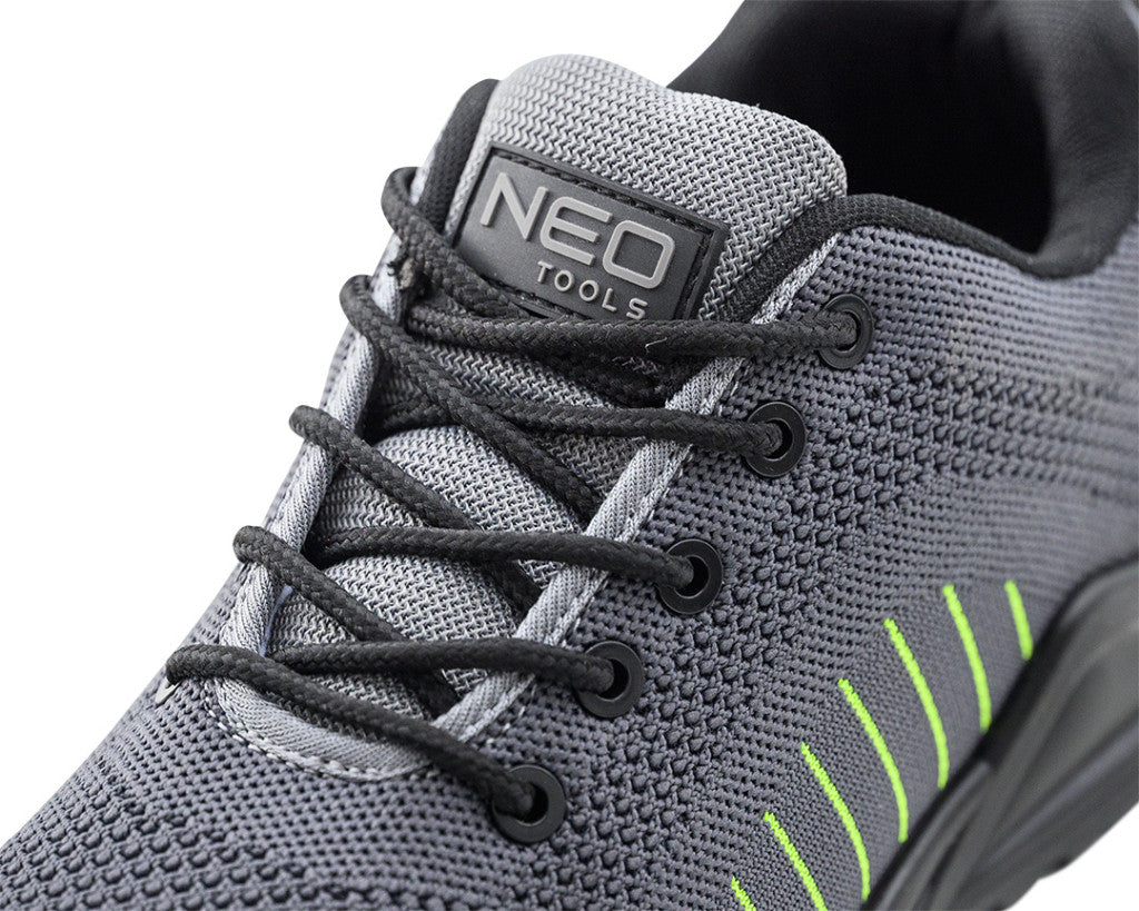NEO TOOLS Munkavédelmi cipő, S1 FO, textil felsőrész, acélbetét, csúszásmentes talp, 40 82-162-40