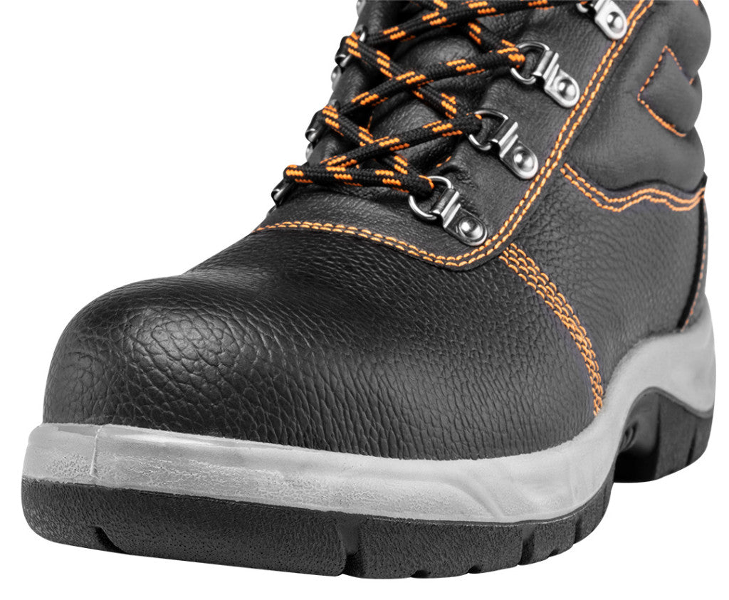 NEO TOOLS Munkavédelmi bakancs, S1 SRC, bőr acélbetétes, 41-es 82-165-41