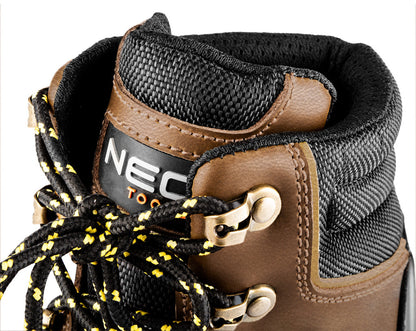 NEO TOOLS Munkavédelmi bakancs S3 SRC, hasított bőr, 42-es 82-170-42