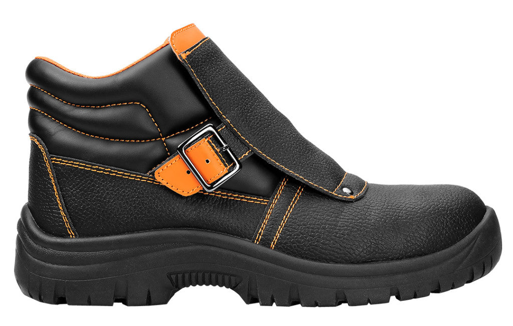 NEO TOOLS Munkavédelmi bakancs, hegesztőbakancs, S1P SRC, bőr, 47 82-180-47