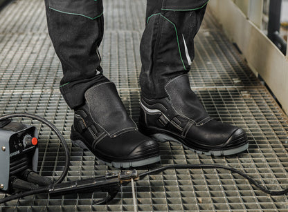 NEO TOOLS Munkavédelmi bakancs, hegesztő bakancs S3 HRO, bőr, 44 82-181-44