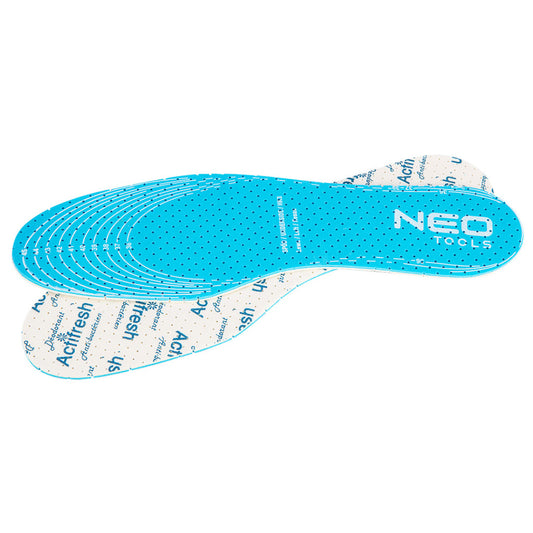 NEO TOOLS Talpbetét, antibakteriális, szagsemlegesítő, univerzális méret 82-300
