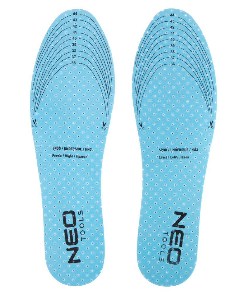 NEO TOOLS Talpbetét, antibakteriális, szagsemlegesítő, univerzális méret, 36-45 82-330