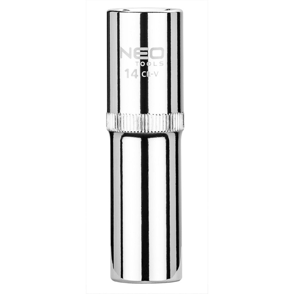 NEO TOOLS Dugókulcs 14mm, 1/2", hosszú, 6 pontos, SUPERLOCK 25 év garanciával 08-053