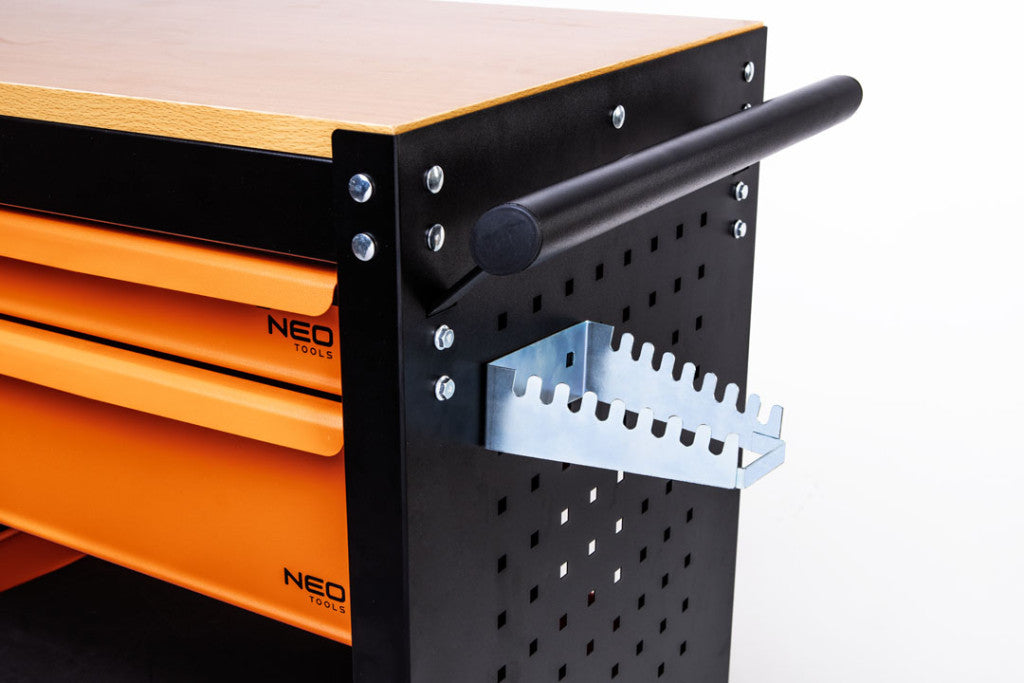 NEO TOOLS Kulcstartó kampó műhelykocsihoz, szerszámtartó falhoz(84-500, 501) 84-094