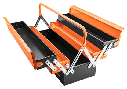 NEO TOOLS Szerszámosláda, szerszámláda FÉM, 550X235X340mm 25 év garanciával 84-101