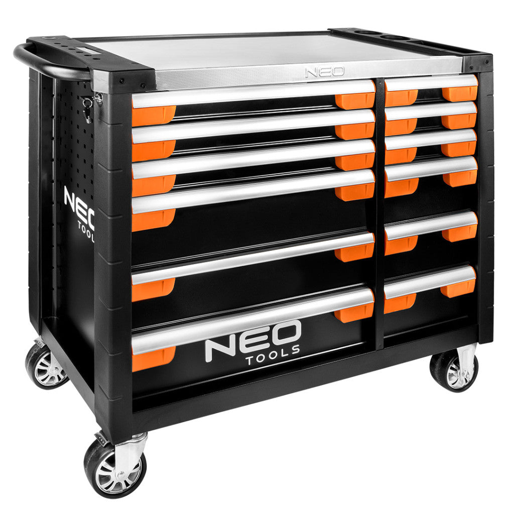 NEO TOOLS Műhelykocsi, PRO, 12 fiókos, Szerszámkocsi 84-225