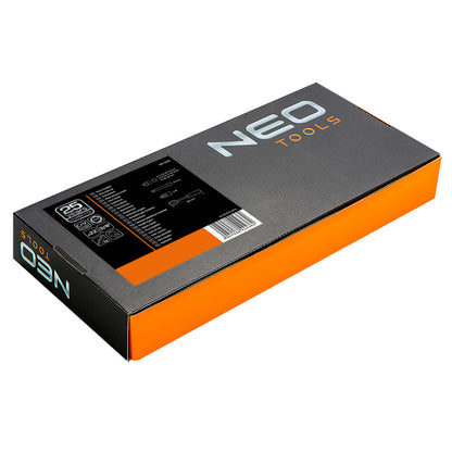 NEO TOOLS Dugókulcskészlet 3/8", 22db, 6-24mm, műhelykocsitálcával 25 év garanciával 84-239